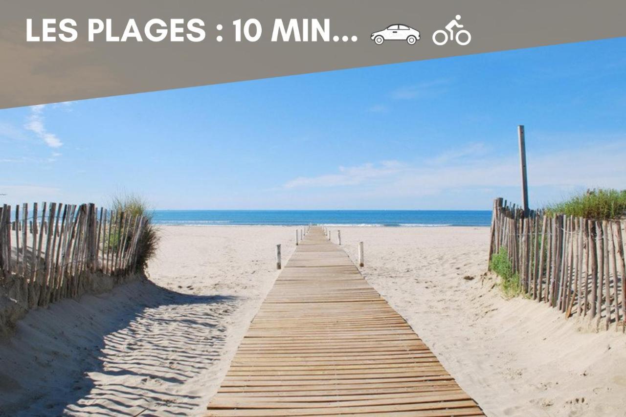 New Jungle Lake - Clim - Wifi - Draps & Serviettes - Bbq - 10' Des Plages 拉特斯 外观 照片